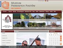 Tablet Screenshot of lednicamuzeum.pl